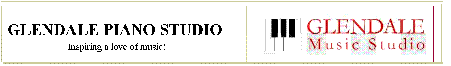 Logo for Glendale Piano Studio - Kingston Ontario Piano Teacher 